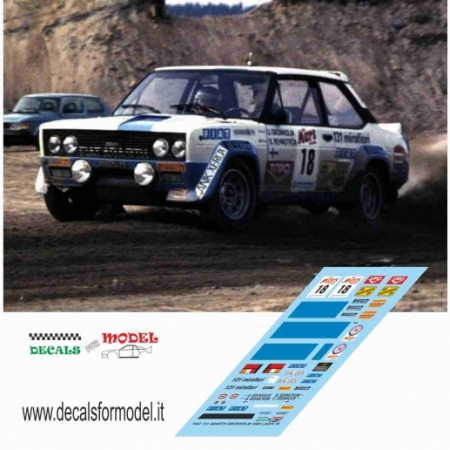 FIAT 131 ABARTH - GRONHOLM - RALLY 1000 LAGHI 1979