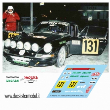 PORSCHE 911 - PERAZIO - RALLY MONTECARLO 1978