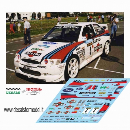 FORD ESCORT WRC MARTINI - MEDEGHINI - RALLY LANA 1998 2ï¿½ ASSOLUTO