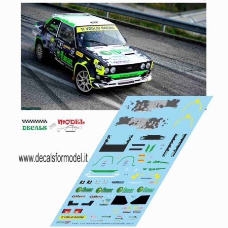 DECAL FIAT 131 ABARTH - DIANA - RALLY LEGEND 2017