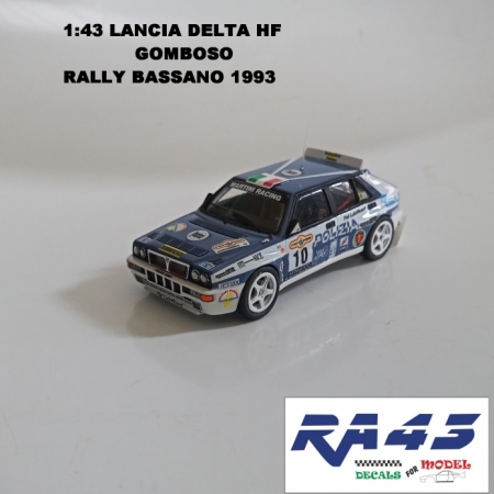 1:43 LANCIA DELTA HF - GOMBOSO - RALLY BASSANO 1993