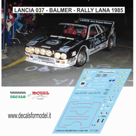 KIT 1:43 LANCIA 037 - BALMER - RALLY LANA 1985
