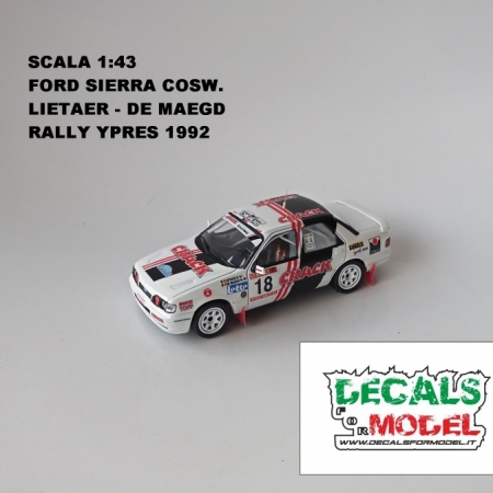 1:43 FORD SIERRA COSW - LIETAER - RALLY YPRES 1992
