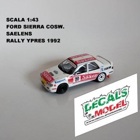 1:43 FORD SIERRA COSW - SAELENS - RALLY YPRES 1992