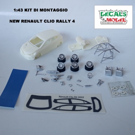 KIT 1:43 RENAULT CLIO RALLY 4 - ONLY KIT