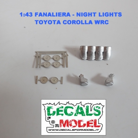 1:43 FANALIERA - NIGHT LAMP - TOYOTA COROLLA WRC