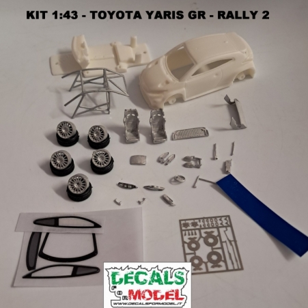 KIT 1:43 TOYOTA YARIS GR - RALLY 2